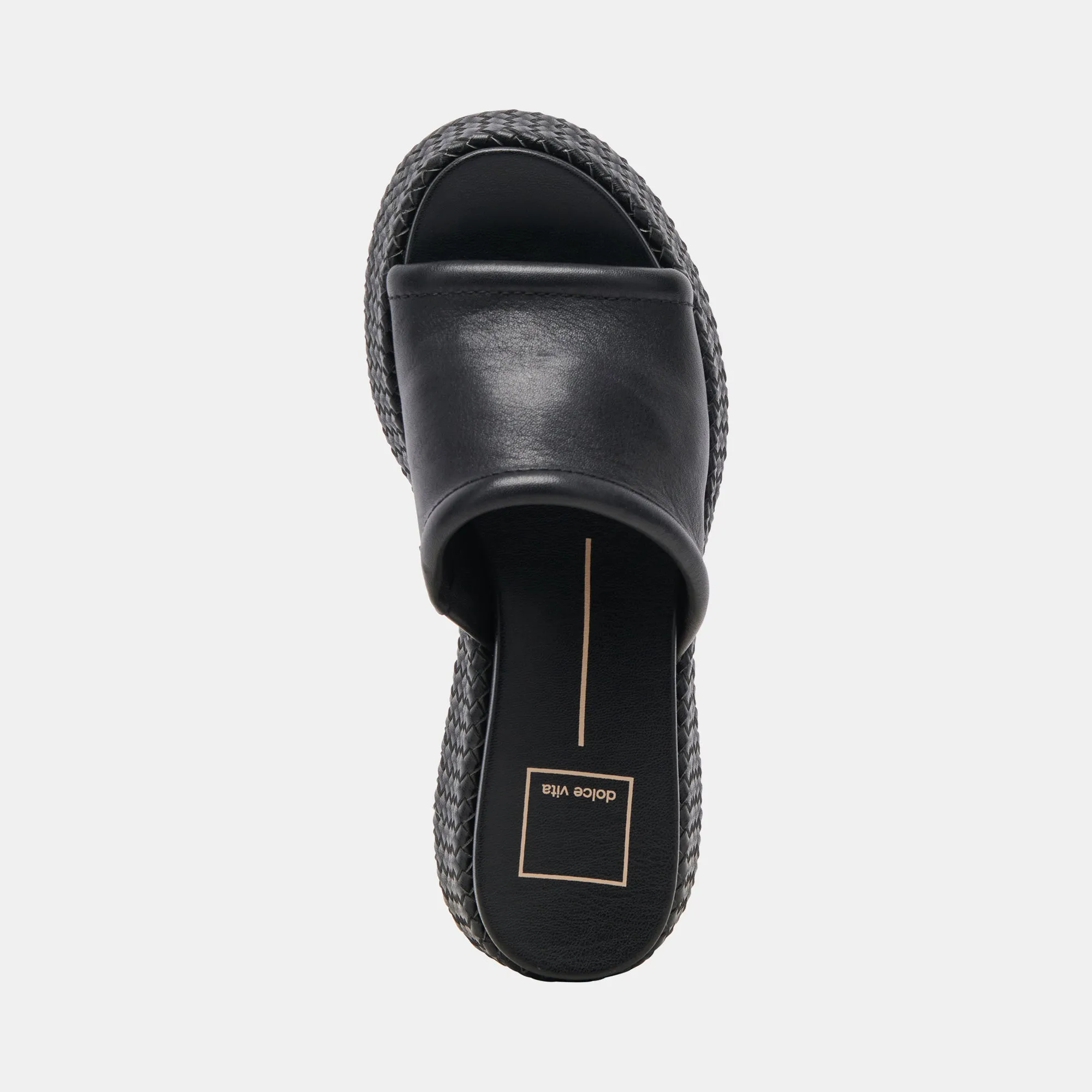 WIMSYN SANDALS BLACK LEATHER