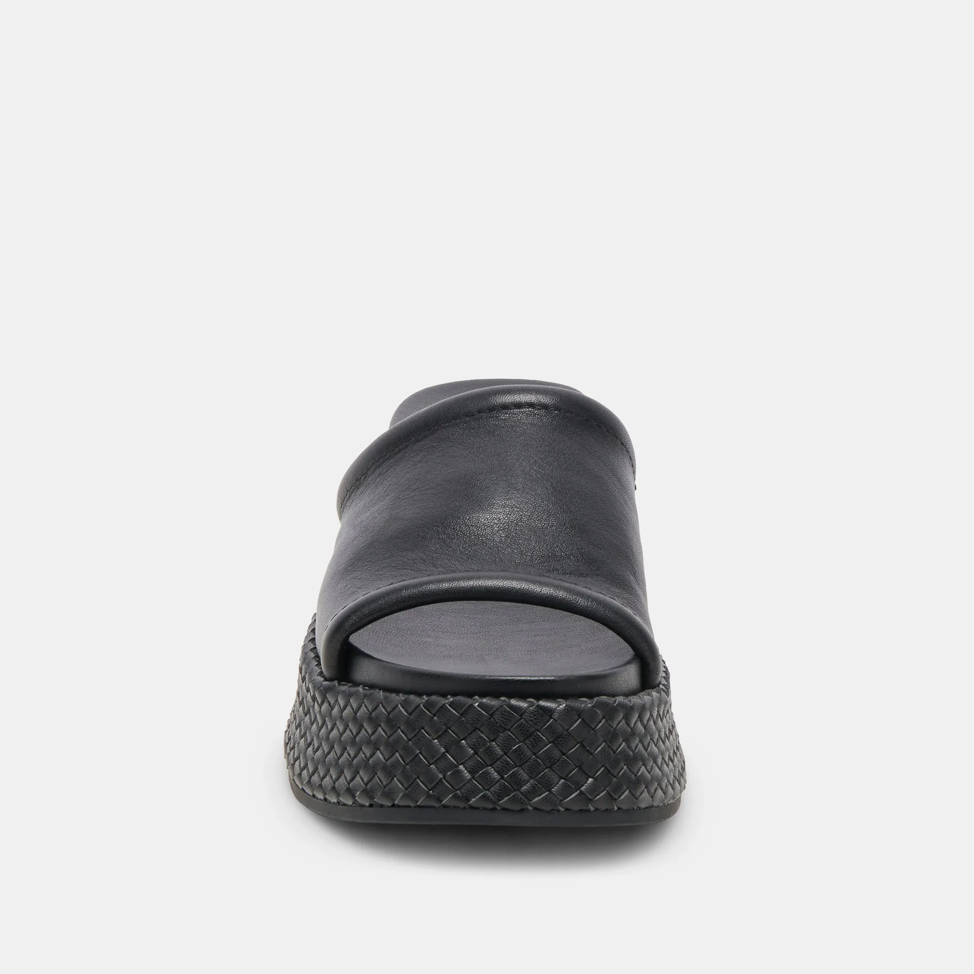 WIMSYN SANDALS BLACK LEATHER