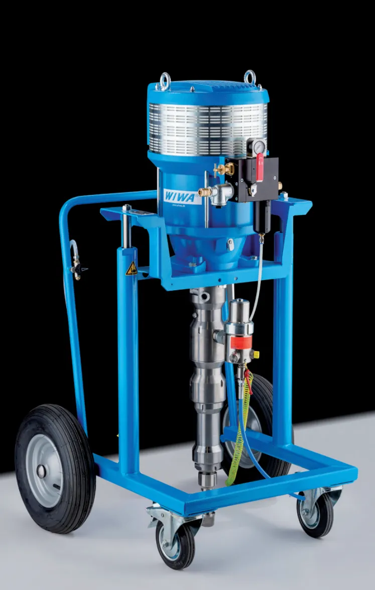 WIWA Herkules GX Series Model 270071 71:1 7206 PSI @ 3.0 GPM Airless Sprayer on Cart - Ready to Spray