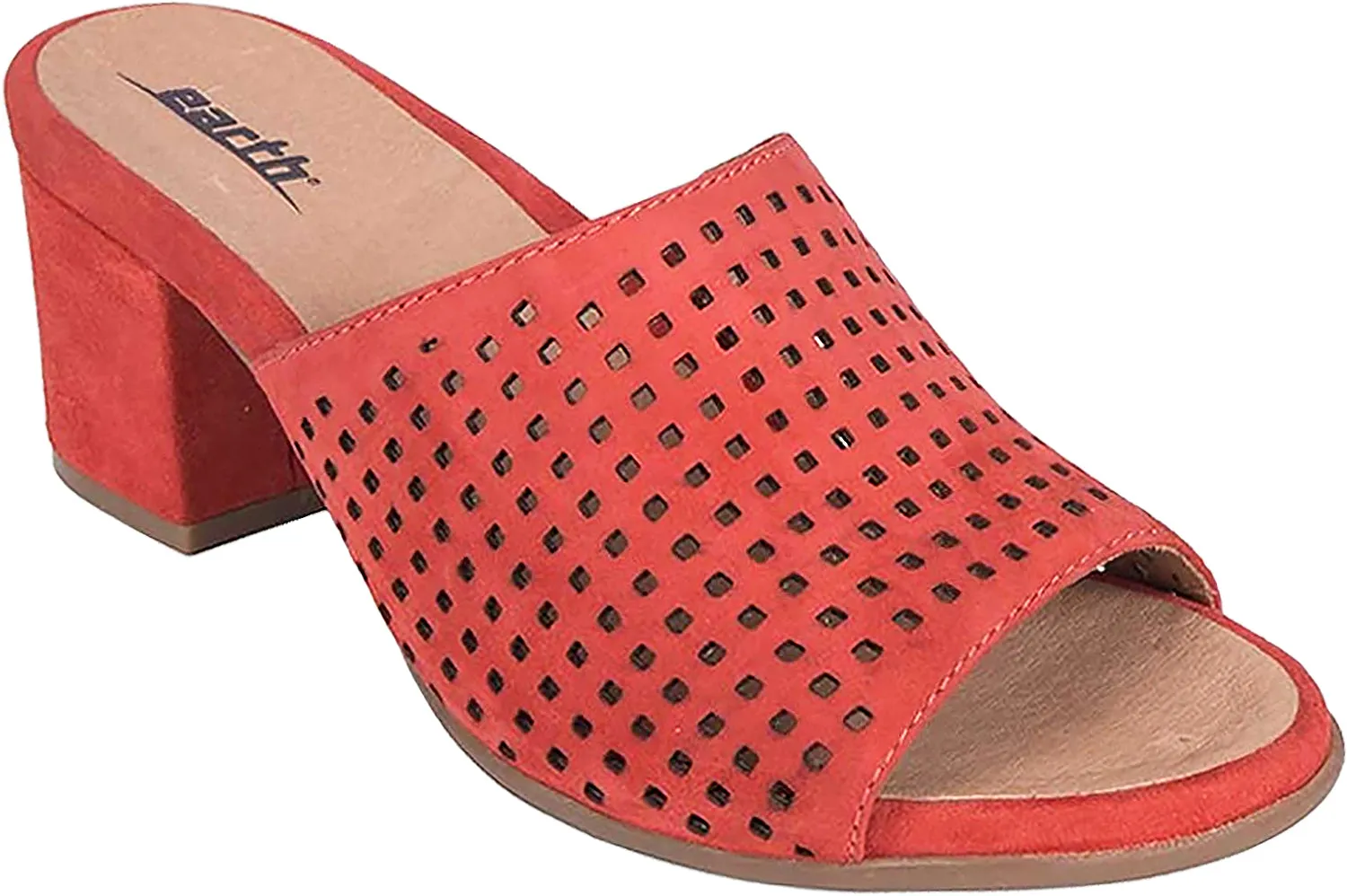 Women's Earth Ibiza Bright Coral Suede