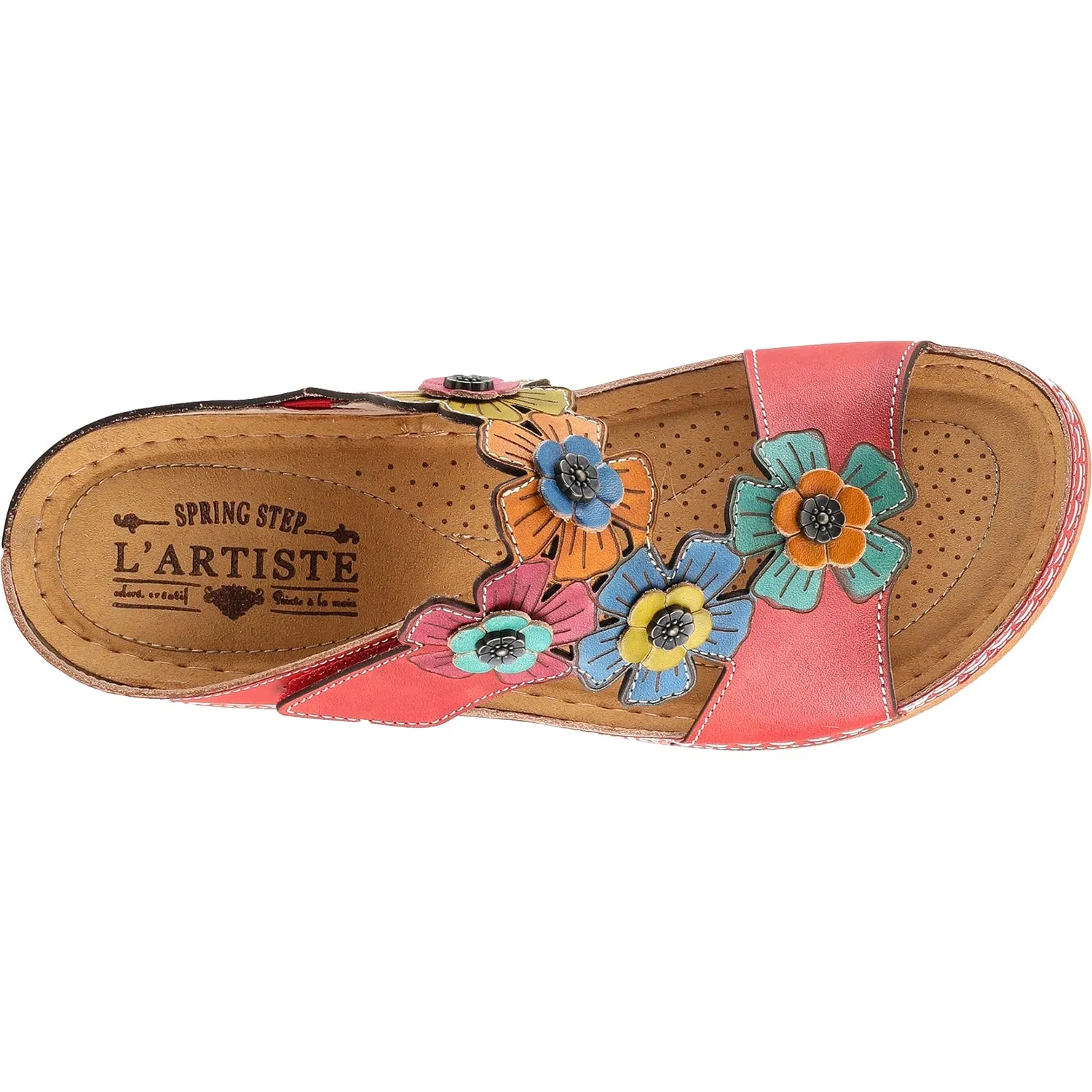 Women's L'Artiste by Spring Step Izna Red Multi Leather