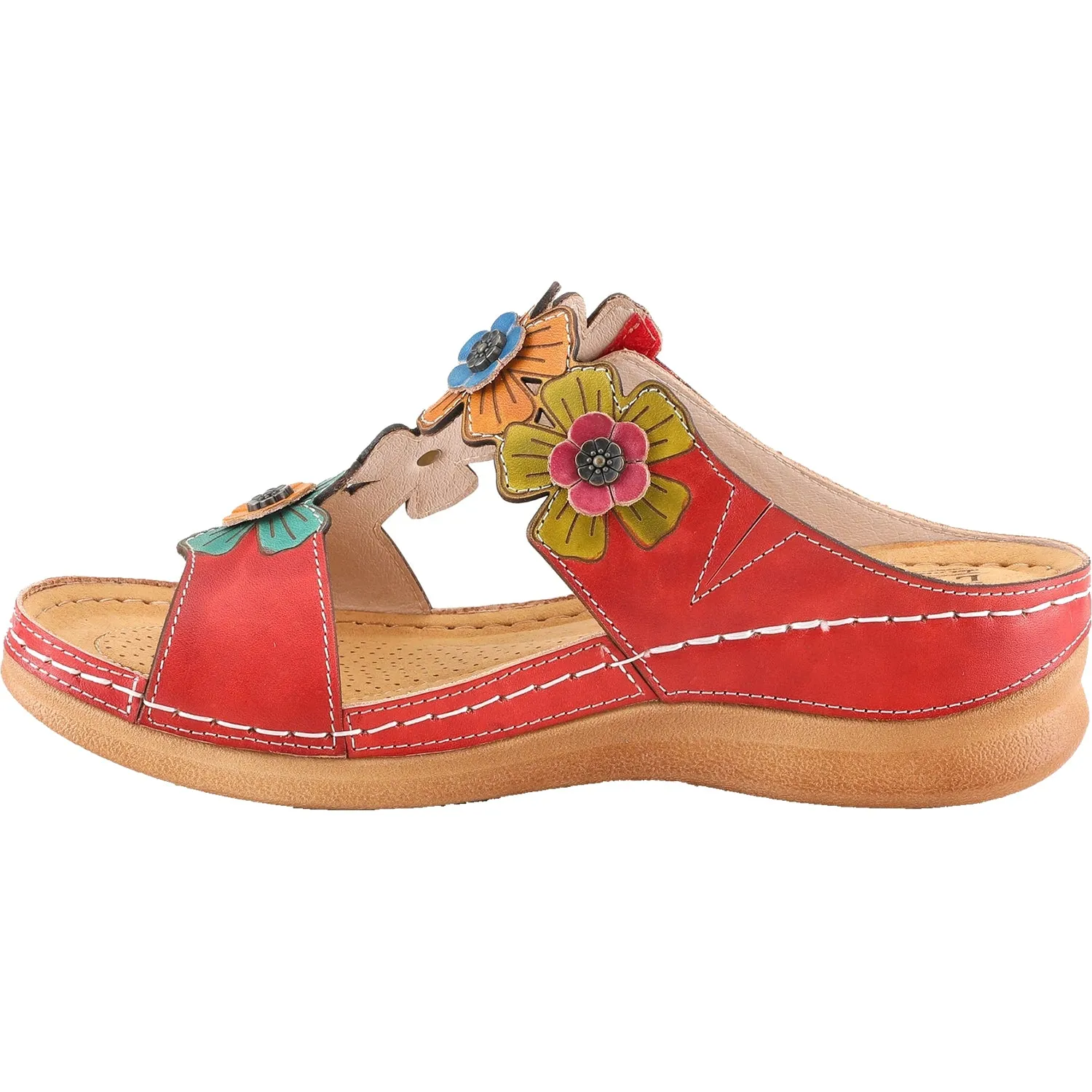 Women's L'Artiste by Spring Step Izna Red Multi Leather