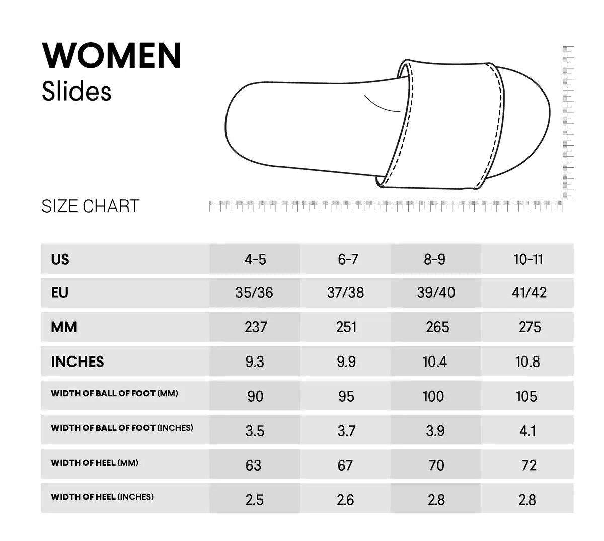 Women's Slide - Shore/Shore Light