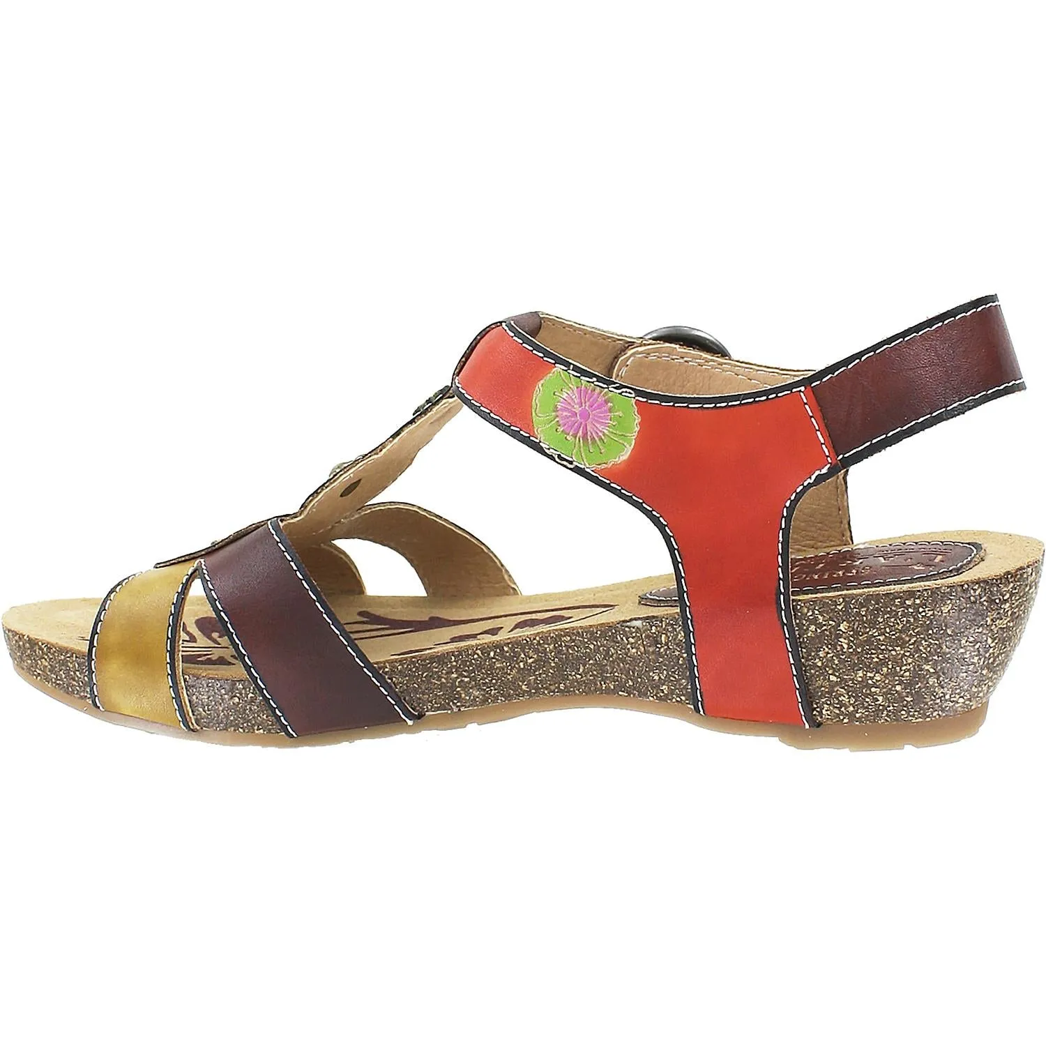 Women's Spring Step Hemlock Brown Multi Leather