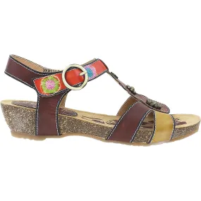 Women's Spring Step Hemlock Brown Multi Leather