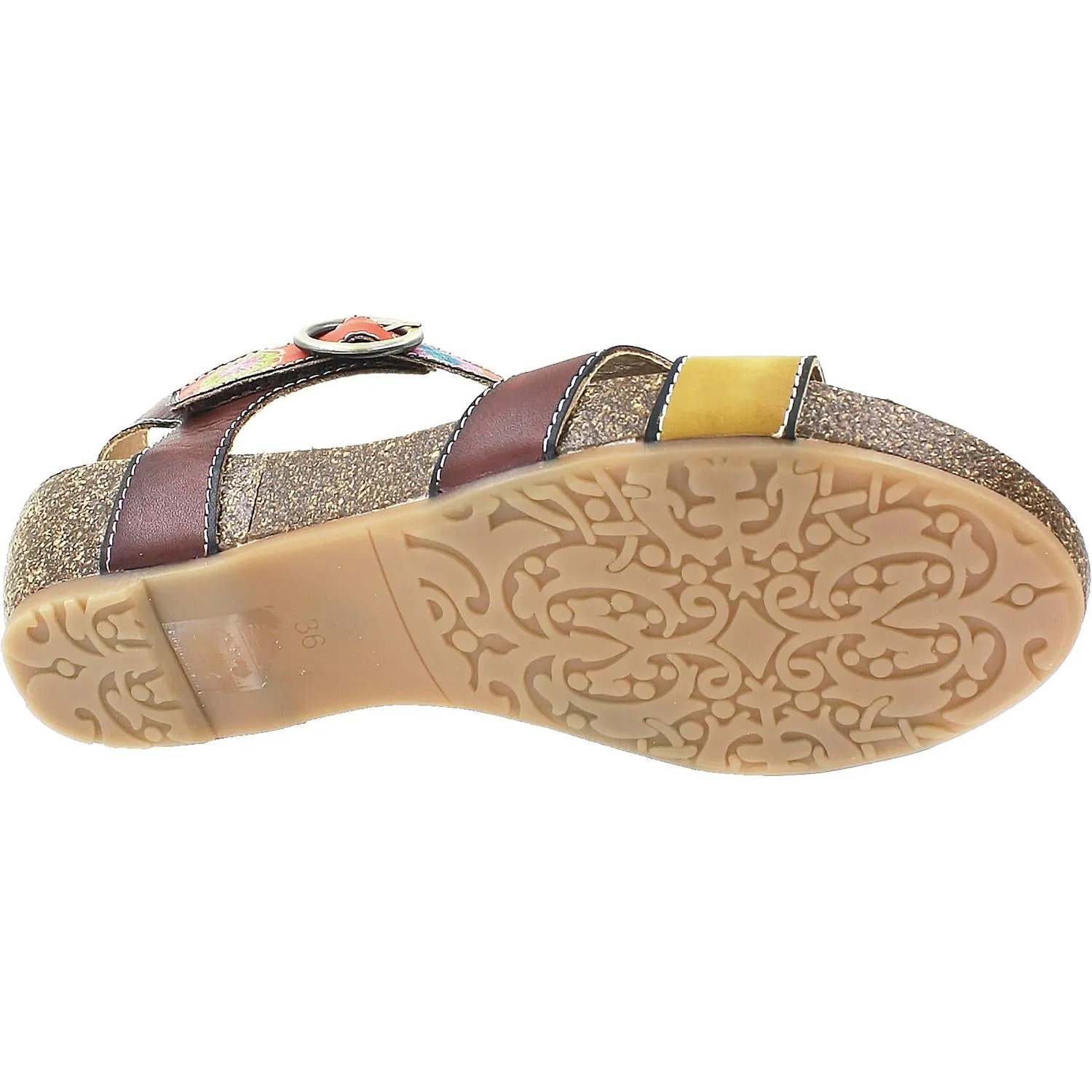 Women's Spring Step Hemlock Brown Multi Leather